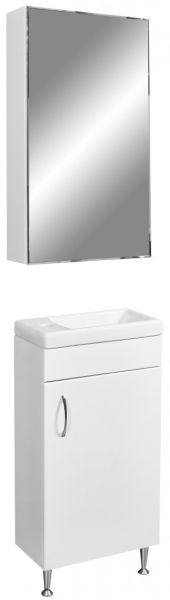 Зеркало-шкаф Stella Polar Альда 40см белый SP-00000221